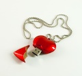 Collier Clé USB sous forme de Coeur  