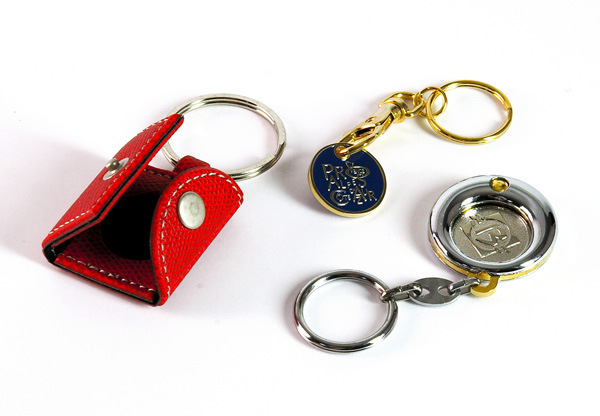 Keyring with Metal Token 